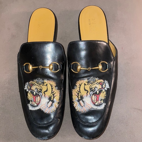gucci loafers with tiger